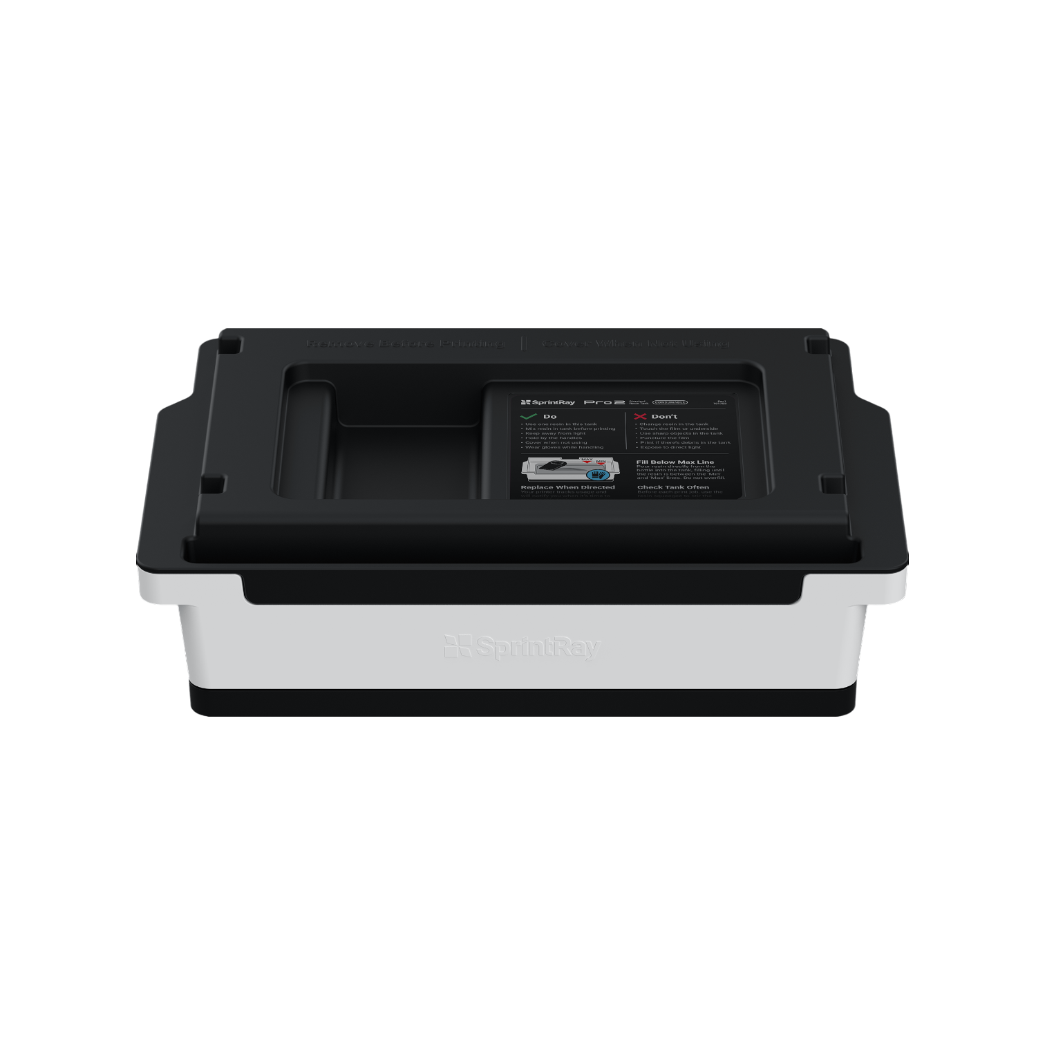 SprintRay Pro 2 Resin Tank Lid