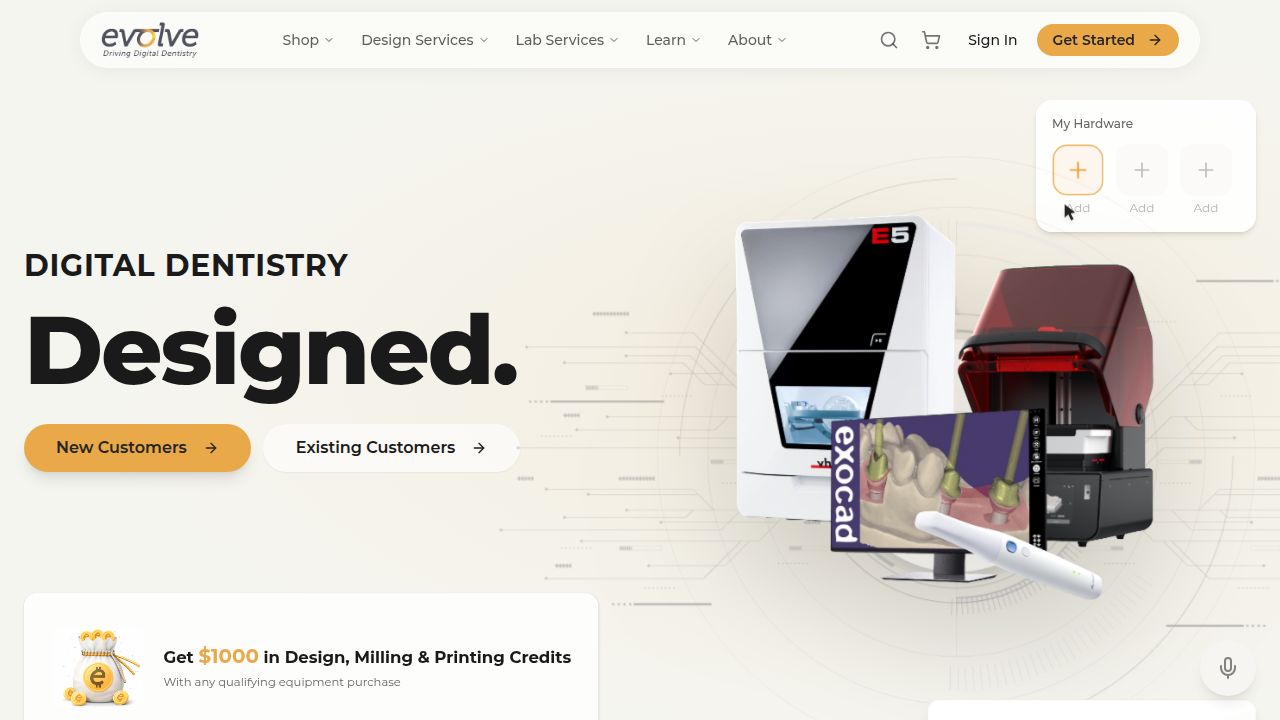 Evolve Dentistry | Digital Dentistry Equipment, Design & Lab Services