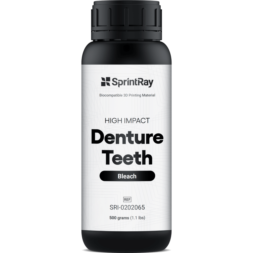 SprintRay High Impact Denture Teeth Resin 500 g Evolve Dentistry